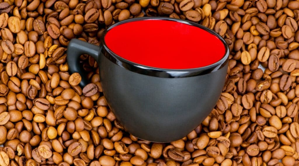 Making decaf coffee by stripping caffeine from the coffee bean.