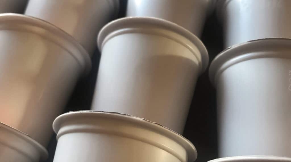 Keurig K-Cup options stacked on top of each other. 