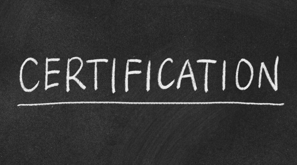 A seal of certification is used to verify your coffee is authentic.